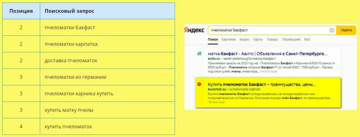Сео-показатели общероссийского пчелиного сайта ukit